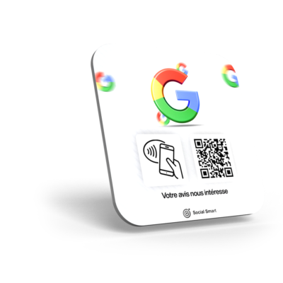 Plaque NFC SocialSmart