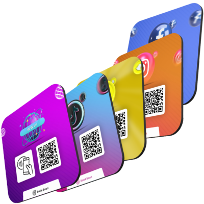 Pack de 4 Plaques NFC